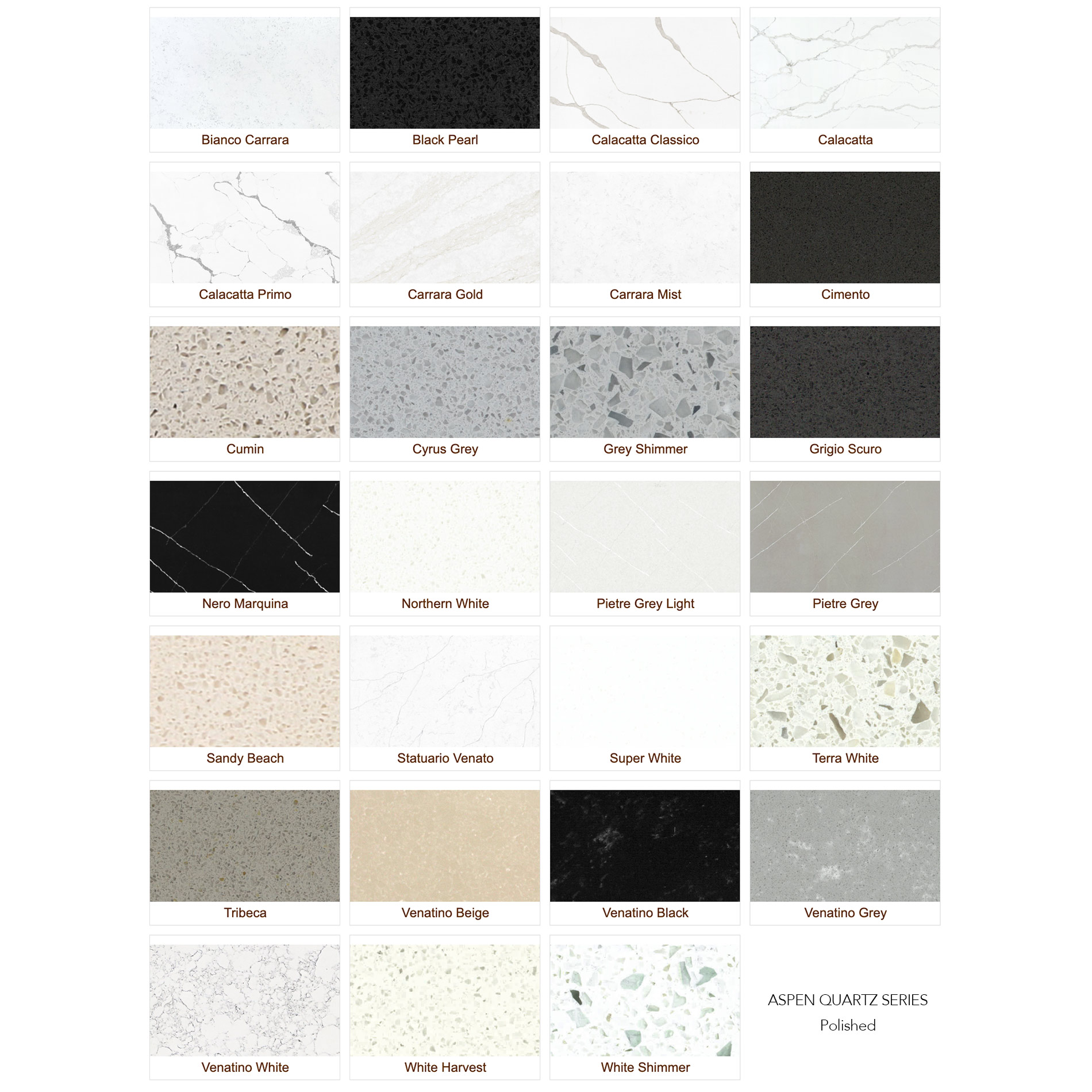 aspen quartz 823 colours